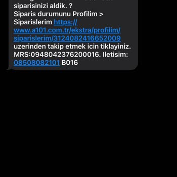 A101 Siparişim Görünmüyor Acil Yardım