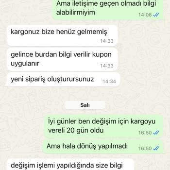 Lizbutik.com Değişim Yapılmaması Ve Firmaya Ulaşamamak