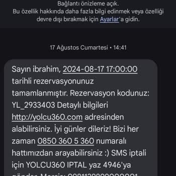 Yolcu360 Erken İade Ödemesi Yapılmıyor