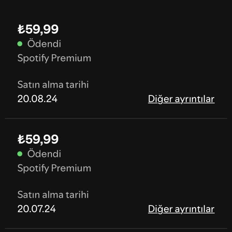 Spotify Ödeme Alındığı Halde Ücreti Tekrar Almaya Çalışıyor