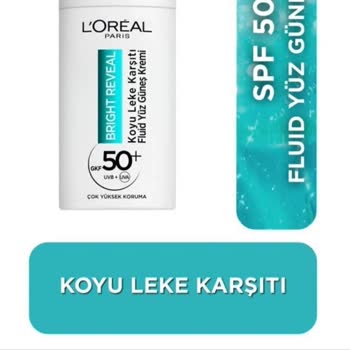 Loreal Paris L'Oreal Bright Reveal Koyu Leke Güneş Kremi