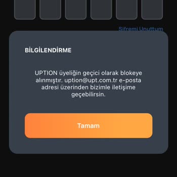 UPTION 45Bin Tl Bakiyeme El Kondu