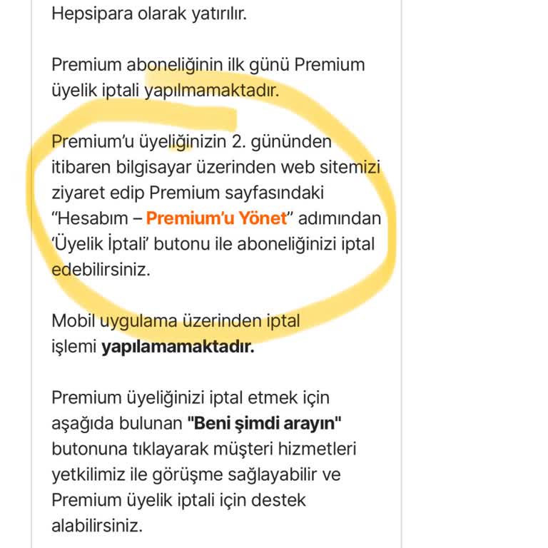 Hepsiburada Premium Üyelik İptali