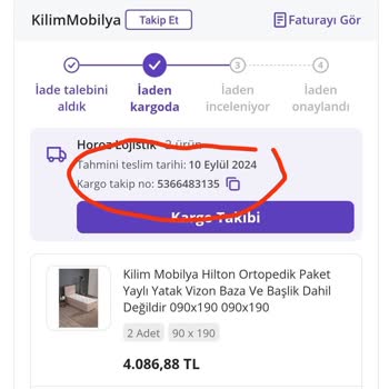N11 Ve Kilim Mobilya Siparişimi Teslim Etmediler.