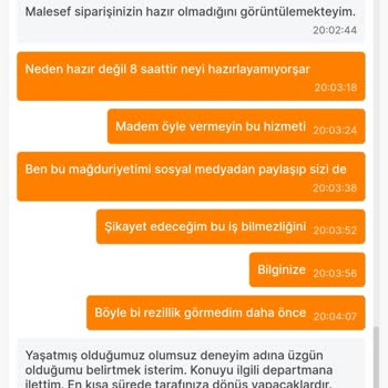 Migros Mağazada Al Seçenekli Siparişi Hazırlamayıp İptal Ediyor