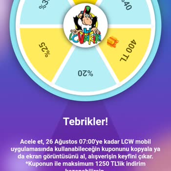 LCW Nin Çark Oyunu