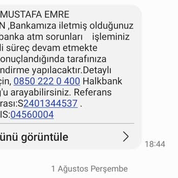 Halkbank ATM'de Sıkışan Paranın 25 Gündür İade Edilmemesi