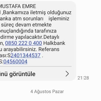 Halkbank ATM'de Sıkışan Paranın 25 Gündür İade Edilmemesi