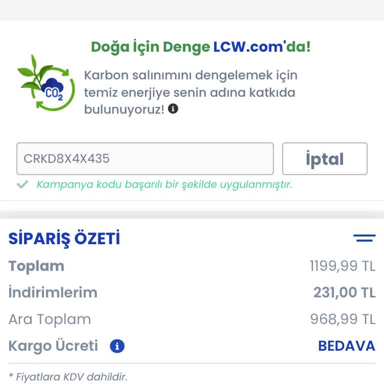 LCW Çark Kuponunda Yanıltıcı İndirim Uygulaması