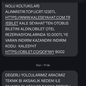 Kale Seyahat Geç Varış Ve Rahatsız Edici Yolculuk Deneyimi