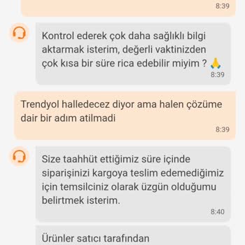 Trendyol Ürün Teslimi Yapılmadı