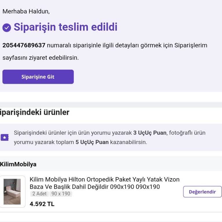 Bana Gelmeyen Ürünü N11 Onayladı.