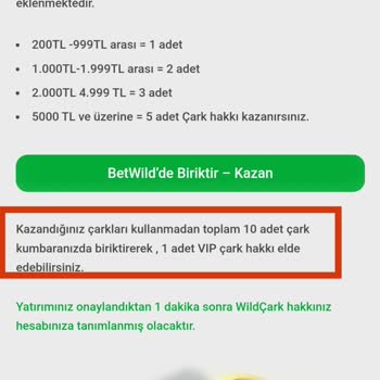 Betwild Çekim Talebim Haksız Yere İptal Edildi