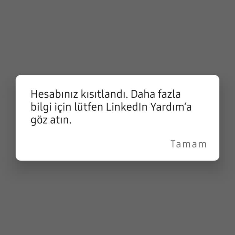 Linkedin Hesaplarıma Giriş Yapamıyorum