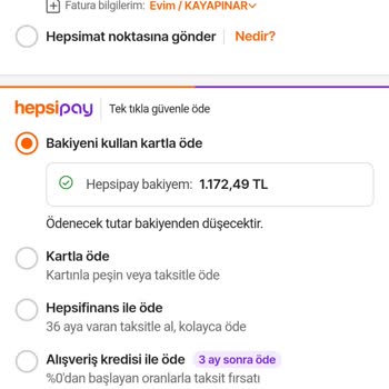 Hepsiburada Ödeme Aşamasında 'İşleminiz Onaylanmadı (ref001) ' Hatası