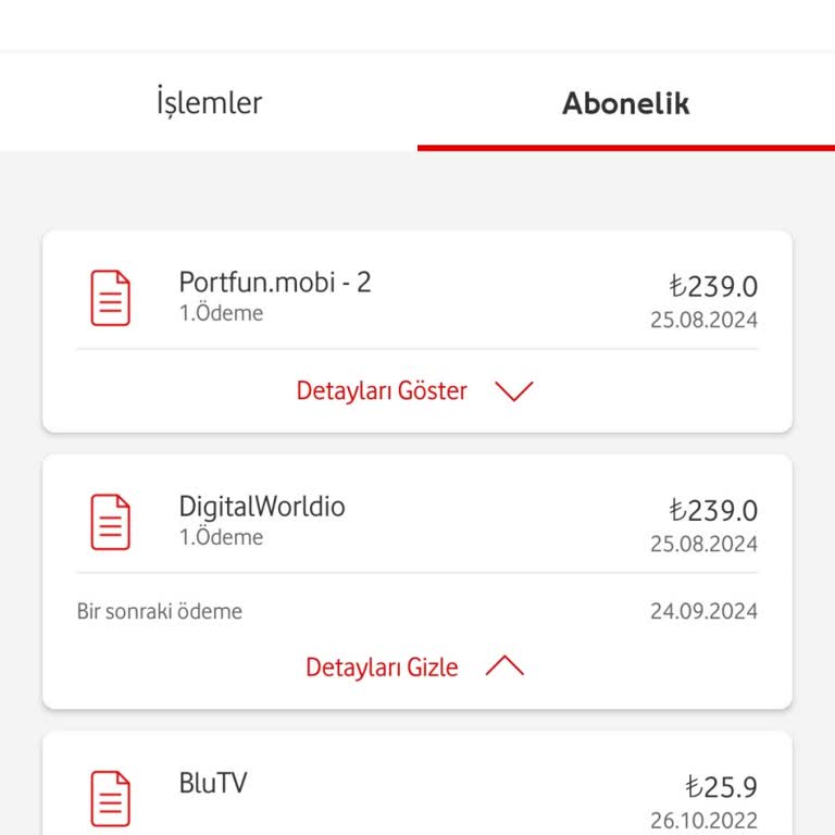Vizyon Elektronik Para Dijital World Dio Aboneliği İptal Edilmesi