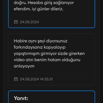 Oyun Hanem Destek Şikayeti Habire Aynı Kelimeler Destek Çıkmaması