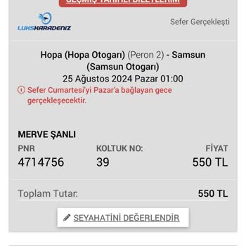 Lüks Karadeniz İle Yaşanan Seyahat Sorunları