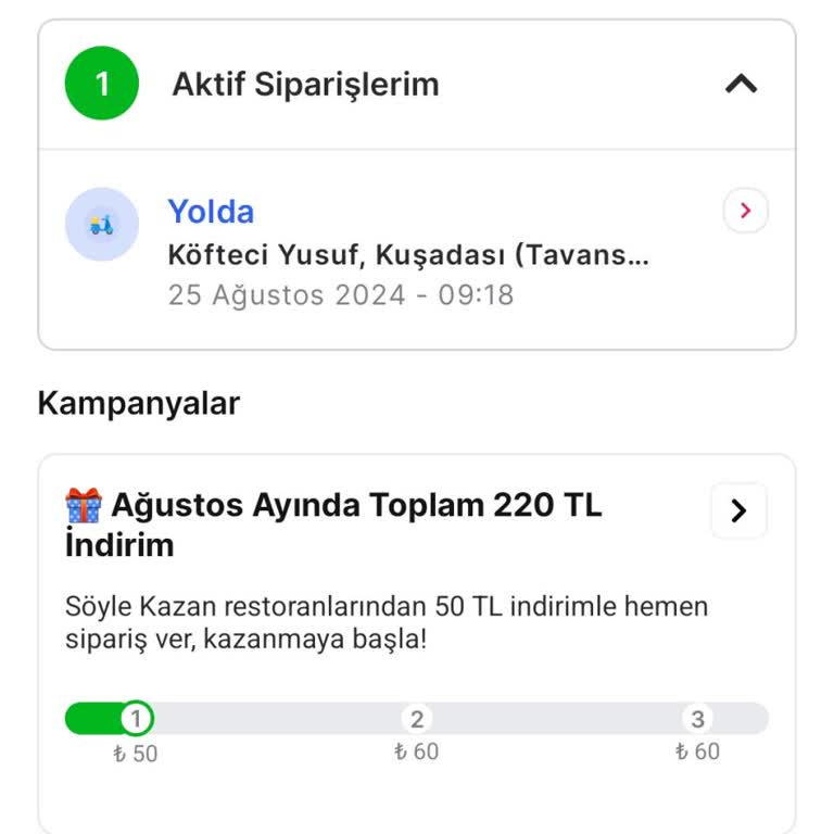 Migros Yemek Ve Köfteci Yusuf Bir Buçuk Saati Aşan Teslimat
