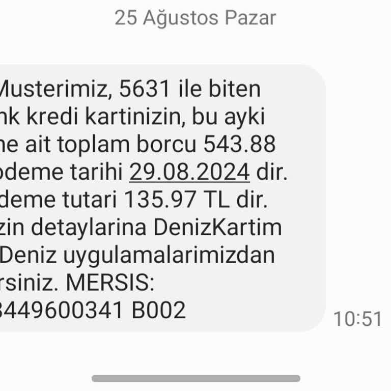Denizbank Ve Yüzyıl Şubesinin Yapılan Kart Sigorta Ve Kart Aidat İşlem