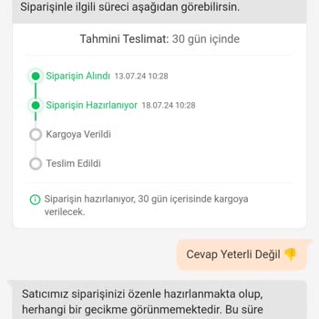 Trendyol Müşteri Mağduriyetleri Aylardır Siparişimi Göndermediler.