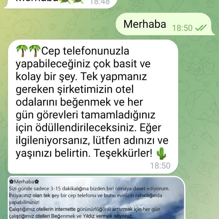 Booking.com Telegram Para Kazanmak Otel Beğenisini Yapmak