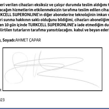 Superonline TV+ Aboneliğinde Yaşanan Haksız Ücretlendirme Ve İmzalama Sorunu
