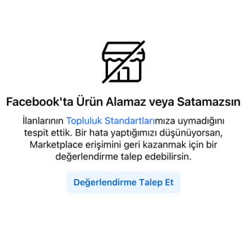 Facebook Marketplace Sayfasına Giremiyorum 4 Senedir