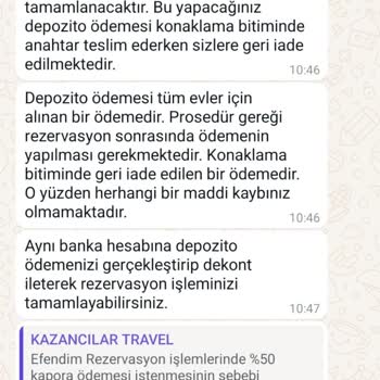 Kazancılar Travel Yanıltıcı Ödeme Ve Sahte Bilgiler