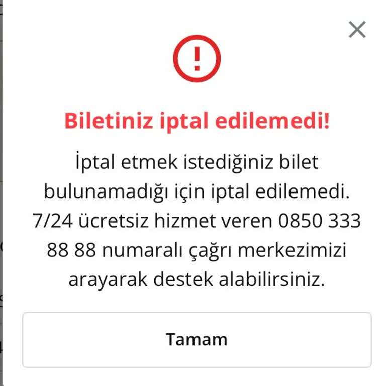 En Uygun Bilet İptali İmkansızlığı