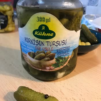 Kühne Marketten Aldığım Turşuda Böcek Çıktı