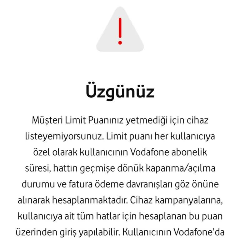 Vodafone Taksit Sorunu: Uzun Süreli Müşteriye Haksızlık