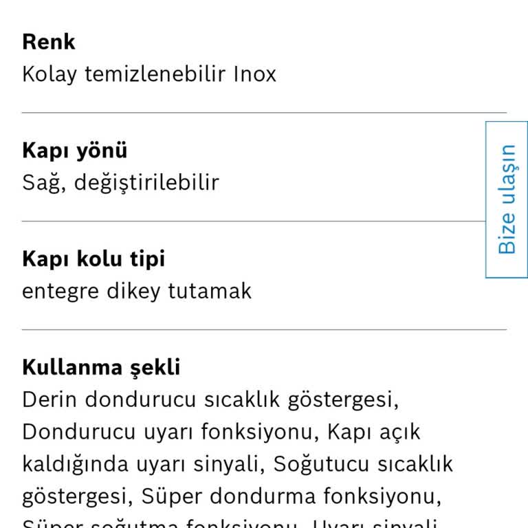 Bosch Kapak Yönü Değiştirmeyen Kurulum Yetkilileri