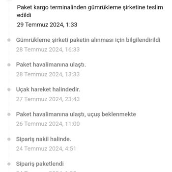 Temu 22 Temmuz Da Vermiş Olduğum Siparişim Halen Elime Ulaşmadı