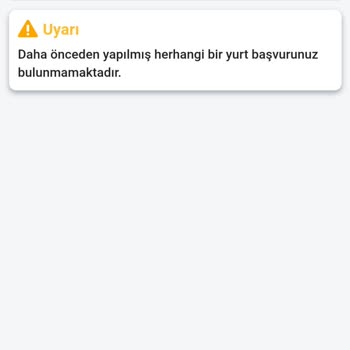 KYK Yurt Başvurusu Yok Diyor