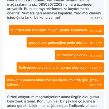 Migros Sanal Market Şikayet