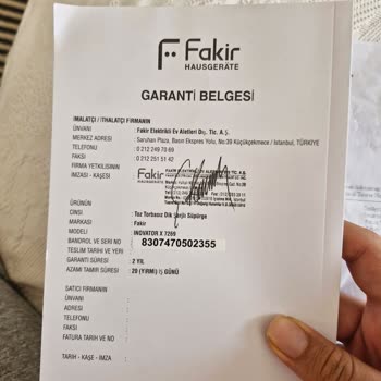 Fakir Hatalı Ürünü Almıyor