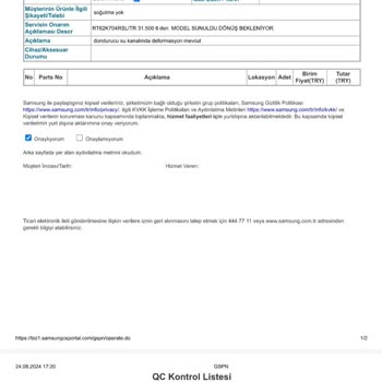 Samsung, Ayıplı Buzdolabını Tamir Etmiyor/değişim Yapmıyor