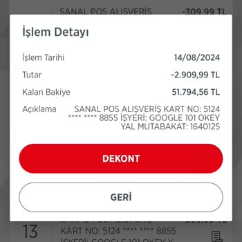 Okey Yalla Dan Paramın Geri İadesini İstiyorum