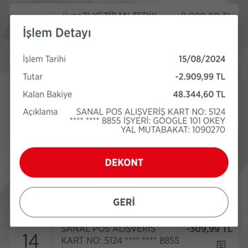 Okey Yalla Dan Paramın Geri İadesini İstiyorum