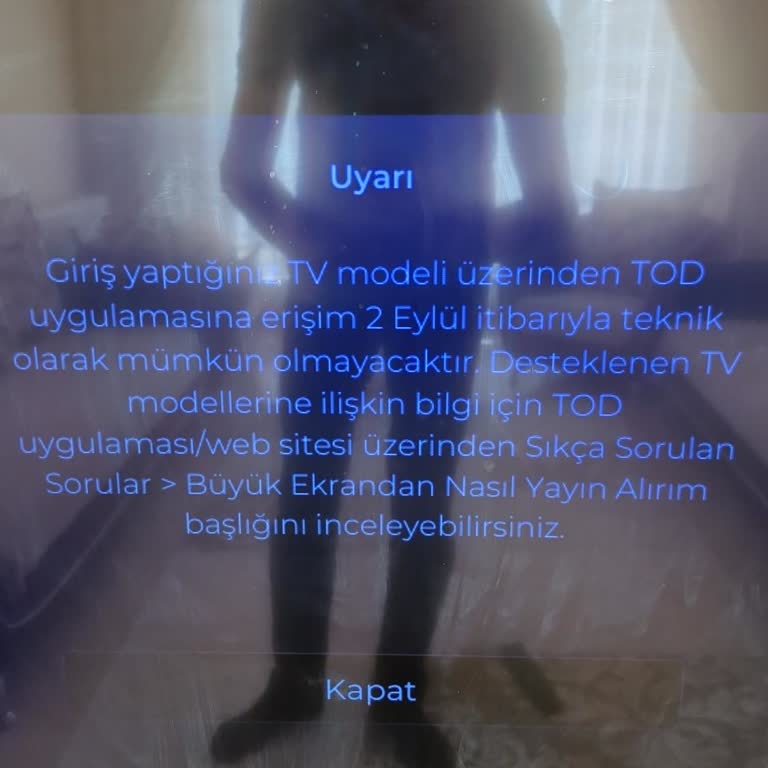TOD Tv Müşteri Temsilcisine Ulaşamıyoruz