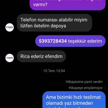 Butik Ponçik Alışverişimin Gelmemesi İlgilenilmemesi