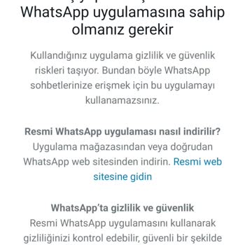 WhatsApp'a Giriş Yapamıyorum!