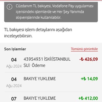 Vodafone Pay Vodafone Net Otomatik Ödeme Özelliği Çalışmıyor.