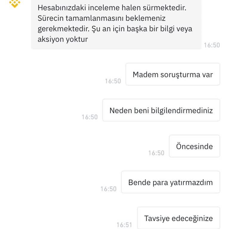 Binance TR'de Para İadesi Sorunu Ve Yetersiz Müşteri Hizmetleri