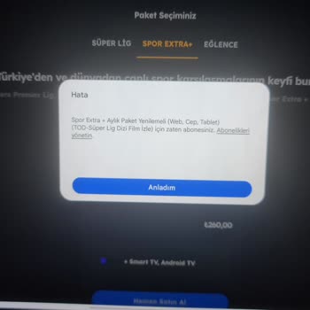 Tod TV Paket Aldığım Halde İzleyemiyorum