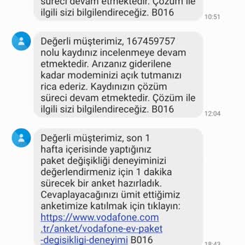 Vodafone Net İnternet Kopmaları Ve Çözülemeyen Sorunlar.