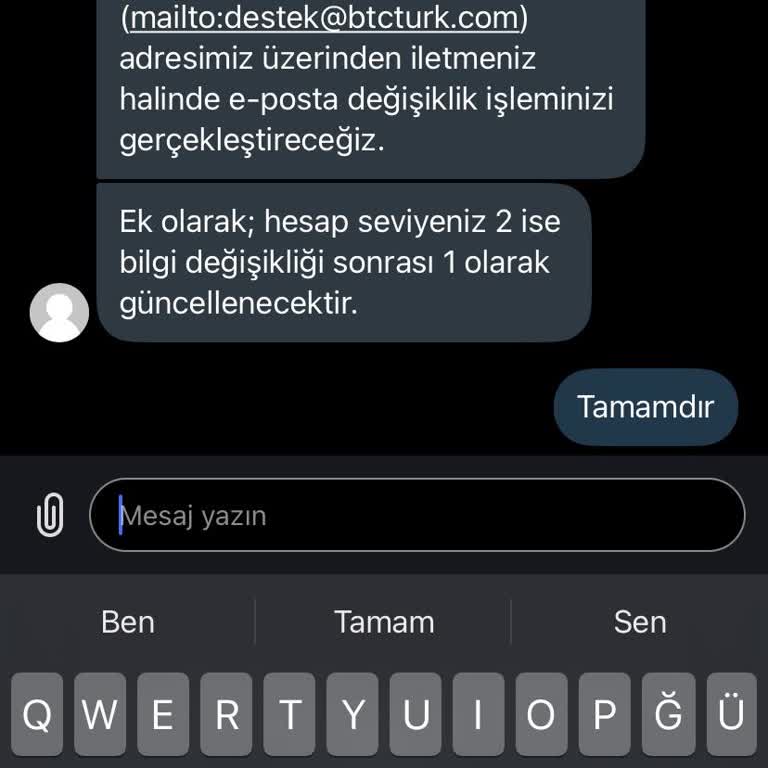 BTCTURK Hesaba Erişim Sorunu