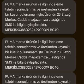 Puma Ayakkabıda Yırtılma Oldu