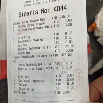 Burger King Gurme Tavuk Menüde Pişmemiş Tavuk Sorunu
